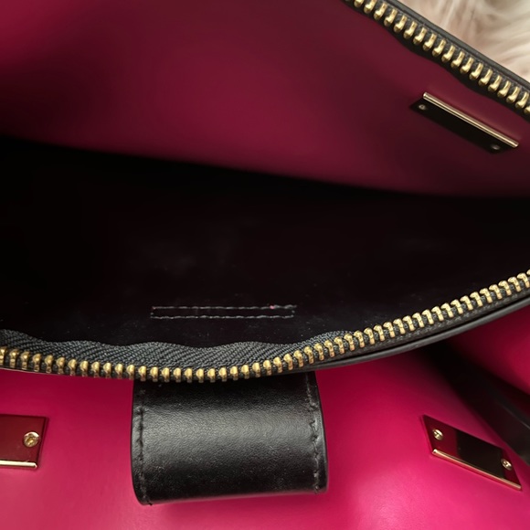 Kate Spade Arbour Hill Kyra Black Pink Leather Handbag - Picture 7 of 10